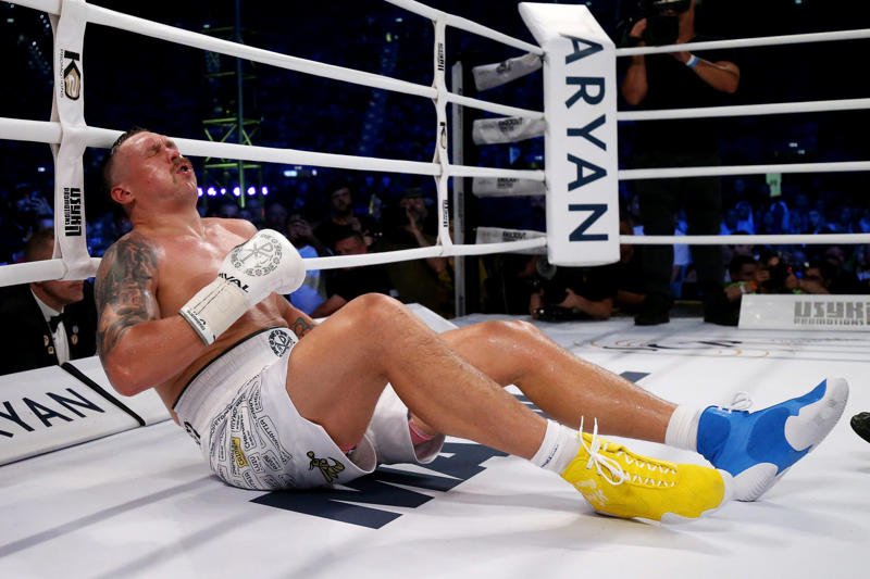 Real or fake? Saturday night lights at Wembley, Titles on the line, Frank Warren on the main stage, "I'm confident", Knockout, Usyk's boxing pedigree, A strong opponent, 2023 controversy, Real or fake?, The support of a nation, Becoming the first