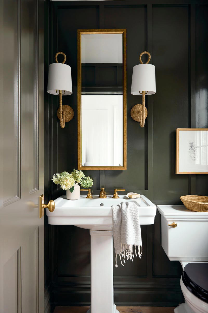 A Light-Filled Welcome, Slipcovered Seating in the Living Room, A Crisp, White Kitchen, A Light & Bright Dining Room, A High Contrast Powder Room, Natural Materials, Off-the-Shelf Meets Antiques, Estate Sale Scores, A Multi-Purpose Screened-In Porch, Dreamy Poolside Living, An Outdoor Shower