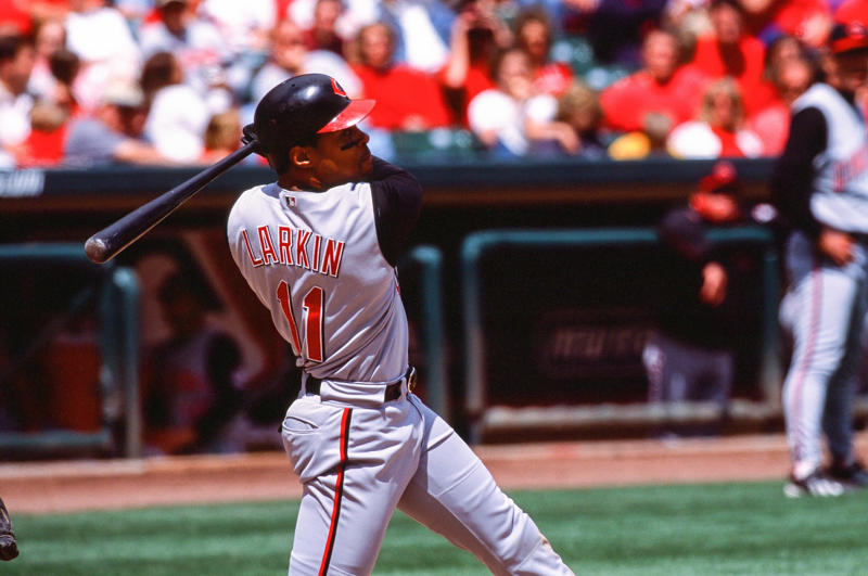 Manager: Sparky Anderson, Starting pitcher: Eppa Rixey, Reliever/closer: Danny Graves, Catcher: Johnny Bench, 1B: Joey Votto, 2B: Joe Morgan, 3B: Pete Rose, SS: Barry Larkin, OF: George Foster, OF: Eric Davis, OF: Frank Robinson, DH: Tony Perez