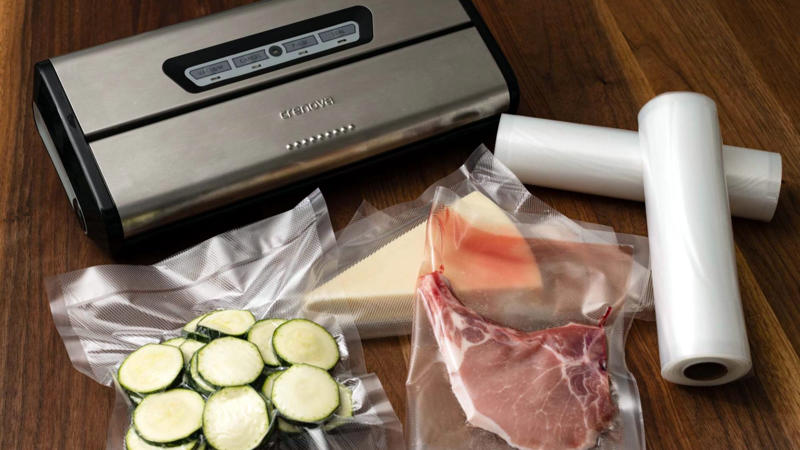 1. Vacuum Sealer, 2. Precision Cooker (Sous‑Vide), 3. Smart Scale With Nutrition Tracking, 4. Air Fryer With Convection Fan, 5. Immersion Blender, 6. Multi-Cooker, 7. Countertop Toaster Oven, 8. Digital Meat Thermometer (Instant‑Read), 9. Induction Cooktop Burner, 10. Temperature‑Controlled Electric Kettle, 1. Electric Egg Cooker, 2. Electric Can Opener, 3. Rotisserie Oven, 4. Ice Cream Maker, 5. Popcorn Machine, 6. Soda Maker, 7. Yogurt Machine, 8. Fancy Smart Refrigerator, 9. Ice Maker Countertop Unit, 10. Bread Maker