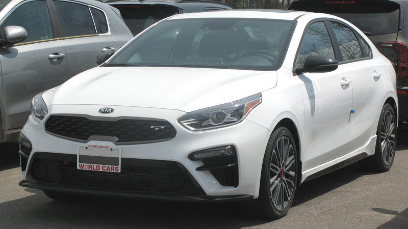 19. Kia Forte GT ($25,390) 1. Mazda MX-5 Miata (,985), 2. Ford Mustang EcoBoost (,920), 3. Chevrolet Camaro LT1 (,800), 4. Subaru BRZ (,195), 5. Toyota GR86 (,225), 6. Volkswagen Golf GTI (,445), 7. Hyundai Elantra N (,900), 8. Honda Civic Si (,100), 9. Mini Cooper S Hardtop 2-Door (,795), 10. Dodge Challenger SXT (,795), 11. Nissan Z (,970), 12. Toyota GR Corolla (,355), 13. Hyundai Veloster N (,500), 14. BMW 230i Coupe (,400), 15. Subaru WRX (,625), 16. Toyota GR Supra 2.0 (,540), 17. Mazda3 Turbo Premium Plus Hatchback (,150), 18. Chevrolet Camaro 1LT Turbo (,795), 19. Kia Forte GT (,390), 20. Volkswagen Jetta GLI (,050)