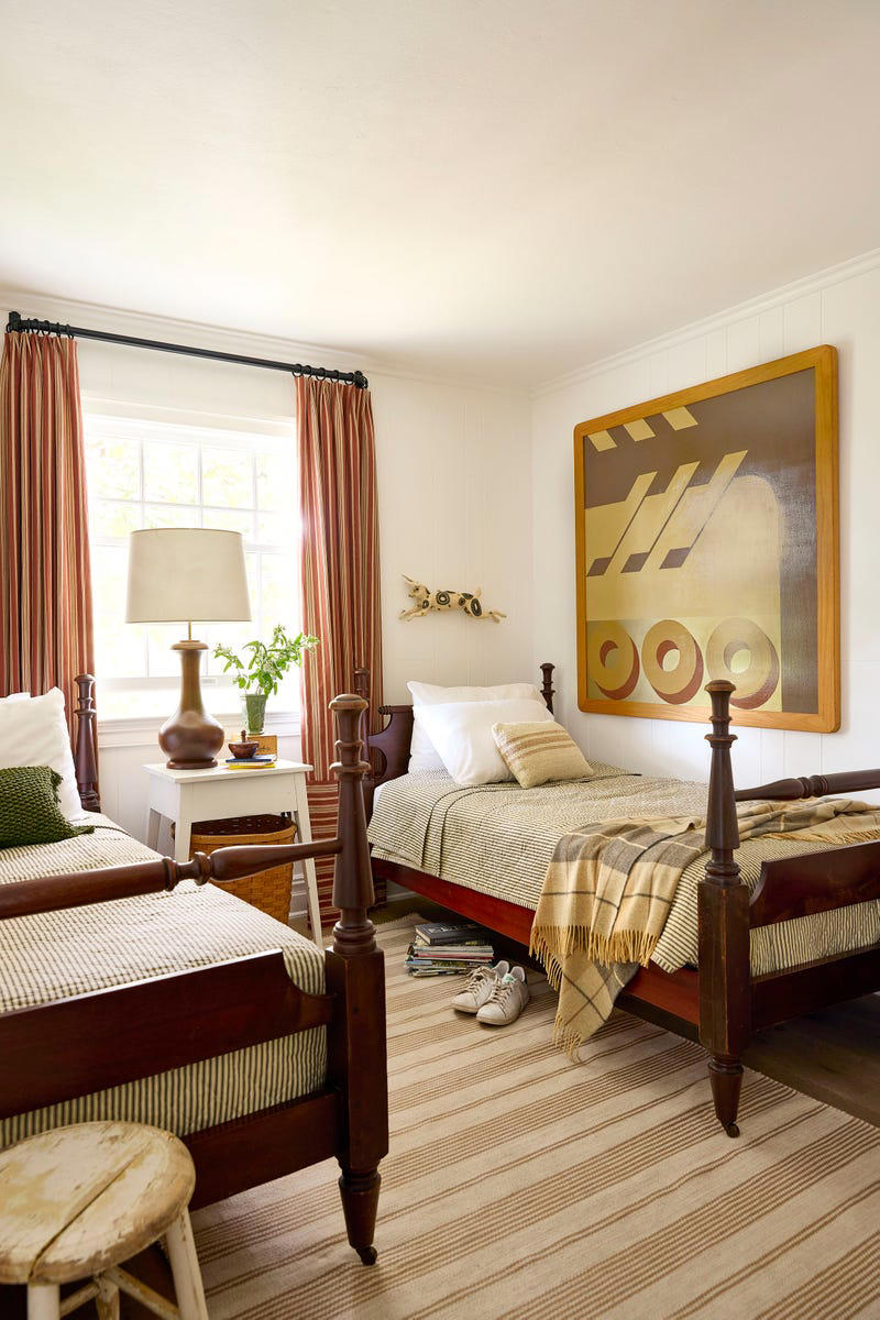 A Light-Filled Welcome, Slipcovered Seating in the Living Room, A Crisp, White Kitchen, A Light & Bright Dining Room, A High Contrast Powder Room, Natural Materials, Off-the-Shelf Meets Antiques, Estate Sale Scores, A Multi-Purpose Screened-In Porch, Dreamy Poolside Living, An Outdoor Shower