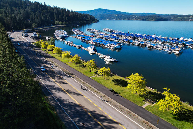 Spain for St. Augustine, Fla., Italian Riviera for Catalina Island, Calif., Switzerland for Coeur d’Alene, Idaho, The Mediterranean for Santa Barbara, Calif., Greece for Tarpon Springs, Fla.