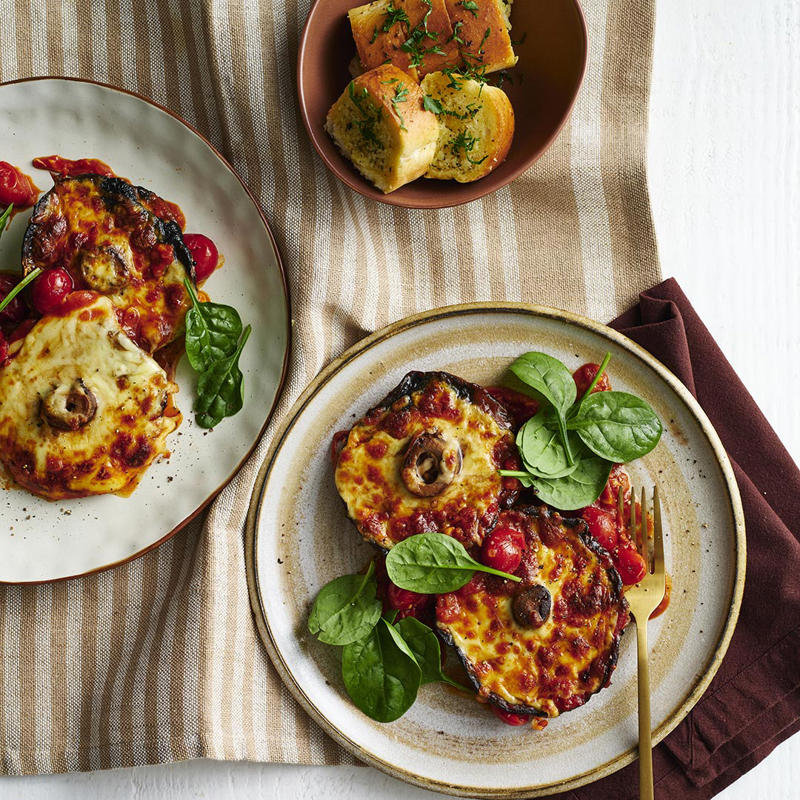          Spicy zucchini &amp; ricotta stuffed pasta shells      ,          Lemon pasta with chilli &amp; crispy crumbs      ,          Roast pumpkin, capsicum, lentil and quinoa salad      ,          Crispy tofu with palm sugar dressing in the air fryer      ,          Crispy tofu katsu burgers      ,          Spiced tofu bao buns with pineapple cucumber salad      ,          Sticky tofu skewers with lemony red slaw &amp; chickpea croutons      ,          Corn, zucchini and chickpea fritters      ,          Mushroom brown rice risotto      ,          Smoky mushroom soup with garlic labne      ,          Whole roasted cauliflower with creme fraiche dressing      ,          Vegetable gado gado with peanut sauce      ,          Honey soy pumpkin with zucchini noodles and cashews      ,          Pumpkin rotolo with sage butter sauce      ,          Indian-spiced red lentil and pumpkin soup      ,          Baked pumpkin, sage and camembert risotto      ,          Pumpkin, capsicum and fetta stuffed mushrooms      ,          Pumpkin &amp; sage gnocchi pasta bake      ,          Mushroom-stuffed butternut pumpkin      ,          Smoky pumpkin tacos with jalapeño salsa      ,          Roasted rice and pumpkin curry      ,          Cheesy cauliflower bake      ,          Gai lan and mushroom five-spice stir-fry      ,          Vegetable and ginger soba noodle salad      ,          Green minestrone with pesto      ,          Roast vegetable salad with garlic mustard dressing      ,          Broccoli and paneer saag curry      ,          Mushroom and corn tacos      ,          Rice salad      ,          Beer-battered tofu and wedges      ,          Turmeric dosa with green chilli potatoes      ,          Roast vegetable spelt pasta      ,          Mushroom pie with minted mushy peas      ,          Brown rice nasi goreng with soft-boiled egg      ,          Green vegie bibimbap bowls      ,          Fifty tomatoes and seed pasta      ,          Mushroom and three-cheese no knead pizza      ,          Sunflower bolognese      ,          Mega vegie and haloumi frittata      ,          Zucchini and haloumi slice      ,          Ricotta zucchini rolls with roasted tomato sauce      ,          Spaghetti and zesty rocket salsa verde      
