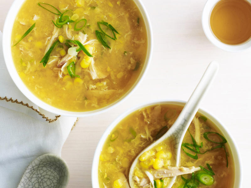          Asian noodle soup in a jar      ,          Quick &amp; easy potato soup with cheddar toasts      ,          Quick &amp; easy chicken &amp; corn soup      ,          Hearty bacon, lentil and vegetable soup      ,          Quick &amp; easy minestrone &amp; ravioli soup      ,          Quick &amp; easy Italian risoni soup      ,          Vegetable and red lentil soup      ,          Creamy cauliflower and bacon soup      ,          Quick &amp; easy spicy fish soup      ,          Miso udon soup      ,          Quick &amp; easy mushroom soup      ,          Potato and pea soup with pesto, ricotta cream and crispy croutons      ,          Chicken and vegetable soup with parmesan croutons      ,          Japanese-style pork and vegetable soup      