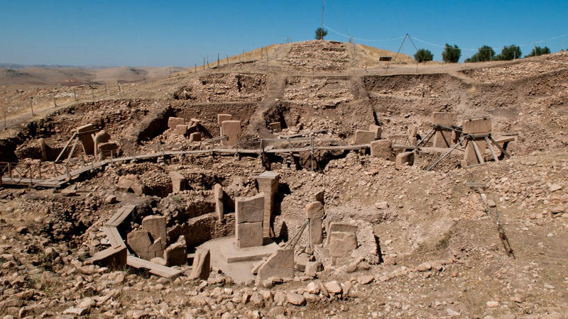 1. The Great Pyramid Of Giza, Egypt, 2. Stonehenge, England, 3. Puma Punku, Bolivia, 4. Sacsayhuamán, Peru, 5. Gobekli Tepe, Turkey, 6. Baalbek's Trilithon Stones, Lebanon, 7. Bada Valley Megaliths, Indonesia, 8. The Longyou Caves, China, 9. Nan Madol, Micronesia, 10. The Kailasa Temple, India, 11. The Hypogeum of Ħal Saflieni, Malta, 12. Teotihuacan's Pyramids, Mexico, 13. Derinkuyu Underground City, Turkey, 14. The Osirion At Abydos, Egypt, 15. The Yonaguni Monument, Japan, 16. The Plain Of Jars, Laos, 17. Newgrange, Ireland, 18. The Unfinished Obelisk, Egypt, 19. The Treasury At Petra, Jordan, 20. Mohenjo-Daro, Pakistan