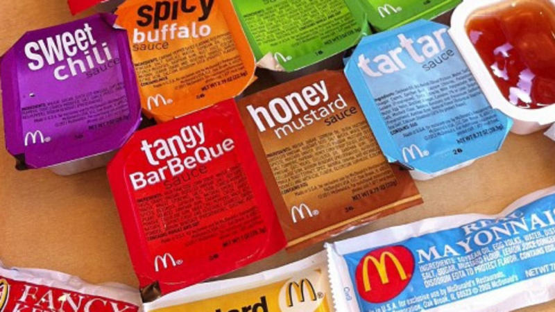 1. McDonald’s, 2. Wendy’s, 3. Burger King, 4. Taco Bell, 5. Chick-Fil-A, 6. Shake Shack, 7. Arby’s, 8. Popeyes, 9. Carl’s Jr, 10. Whataburger, 1. McDonald’s Spicy Buffalo, 2. Chick-Fil-A Polynesian Sauce, 3. Taco Bell Creamy Jalapeño, 4. Burger King Zesty Sauce, 5. Wendy’s Ghost Pepper Ranch, 6. Chick-Fil-A Sweet &amp; Spicy Sriracha, 7. KFC Finger Lickin’ Good Sauce, 8. McDonald’s Honey Mustard, 9. Popeyes Blackened Ranch, 10. Wendy’s Buttermilk Ranch