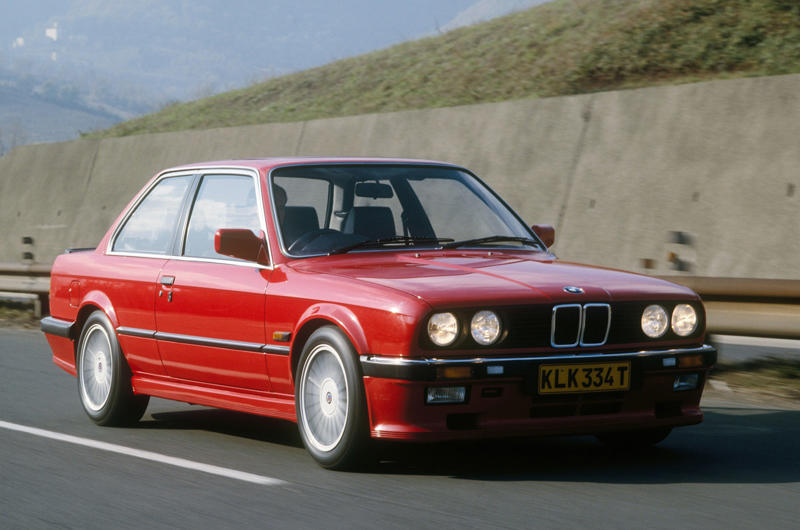 Three becomes 50, 1975 BMW 3 Series E21, 1977 BMW 3 Series E21 Baur Topcabriolet, 1977 BMW 320i Turbo Art Car, 1978 Alpina B6 2.8, 1981 Alpina 318i, 1982 BMW 3 Series E30, 1983 BMW 3 Series Baur Topcabriolet E30, 1985 BMW 325iX, 1985 BMW 333i, 1986 BMW 3 Series Convertible E30, 1986 BMW M3 E30, 1987 Alpina B6 3.5 S, 1987 BMW 3 Series Elektro-Antrieb, 1987 BMW 3 Series Touring E30, 1990 BMW 3 Series E36, 1990 BMW 3 Series Coupé E36, 1992 BMW M3 E36, 1993 BMW 3 Series Convertible E36, 1994 BMW 3 Series Compact E36, 1994 BMW 3 Series Touring E36, 1995 Alpina B8 4.6, 1997 BMW 3 Series E46, 2000 BMW M3 E46, 2005 BMW 3 Series E90, 2007 BMW M3 E90, 2011 BMW 3 Series F30, 2014 BMW M3 F80, 2018 BMW 3 Series G20, 2022 BMW M3 Touring G81