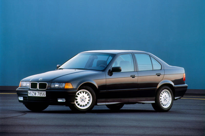 Three becomes 50, 1975 BMW 3 Series E21, 1977 BMW 3 Series E21 Baur Topcabriolet, 1977 BMW 320i Turbo Art Car, 1978 Alpina B6 2.8, 1981 Alpina 318i, 1982 BMW 3 Series E30, 1983 BMW 3 Series Baur Topcabriolet E30, 1985 BMW 325iX, 1985 BMW 333i, 1986 BMW 3 Series Convertible E30, 1986 BMW M3 E30, 1987 Alpina B6 3.5 S, 1987 BMW 3 Series Elektro-Antrieb, 1987 BMW 3 Series Touring E30, 1990 BMW 3 Series E36, 1990 BMW 3 Series Coupé E36, 1992 BMW M3 E36, 1993 BMW 3 Series Convertible E36, 1994 BMW 3 Series Compact E36, 1994 BMW 3 Series Touring E36, 1995 Alpina B8 4.6, 1997 BMW 3 Series E46, 2000 BMW M3 E46, 2005 BMW 3 Series E90, 2007 BMW M3 E90, 2011 BMW 3 Series F30, 2014 BMW M3 F80, 2018 BMW 3 Series G20, 2022 BMW M3 Touring G81