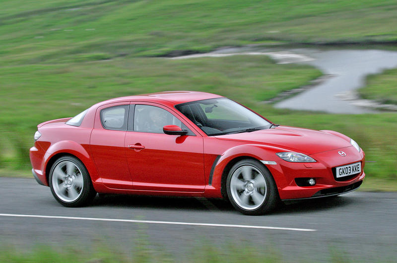 Mazda RX-8 Toyota Celica, Mazda RX-8, Toyota GT86, Fisker Karma, Ferrari Mondial, DeLorean DMC-12, Honda CR-Z, Hyundai Coupe, Ford Mustang King Cobra, Chevrolet Camaro, Hyundai Veloster, Mitsubishi Eclipse Spider GS, Audi 100 Coupe S, Pontiac Fiero, Mazda MX-30, Mazda MX-5, Volkswagen SP2, Mitsubishi FTO, Porsche 924, Lancia Scorpion, Smart Roadster, Fiat X1/9, Porsche 914, Renault Caravelle, Volkswagen Karmann Ghia (1955), Volvo P1800 (1961)