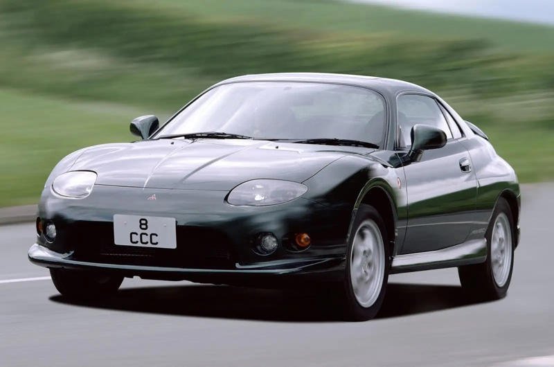 Mitsubishi FTO Toyota Celica, Mazda RX-8, Toyota GT86, Fisker Karma, Ferrari Mondial, DeLorean DMC-12, Honda CR-Z, Hyundai Coupe, Ford Mustang King Cobra, Chevrolet Camaro, Hyundai Veloster, Mitsubishi Eclipse Spider GS, Audi 100 Coupe S, Pontiac Fiero, Mazda MX-30, Mazda MX-5, Volkswagen SP2, Mitsubishi FTO, Porsche 924, Lancia Scorpion, Smart Roadster, Fiat X1/9, Porsche 914, Renault Caravelle, Volkswagen Karmann Ghia (1955), Volvo P1800 (1961)