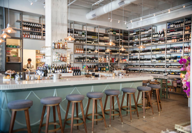 Esters Wine Shop & Bar Bar Bandini, Bar Next Door, Thunderbolt, Death & Co., Gracias Madre, Esters Wine Shop & Bar, Accomplice, Everson Royce Bar, Mezcal Bar at Laurel Hardware, Apotheke, Del Monte Speakeasy, Scopa Italian Roots, Musso and Frank Grill, The Broken Shaker Los Angeles, The Black Cat, Bar Covell, The Virgil, Bar at Chateau Marmont, The Tower Bar