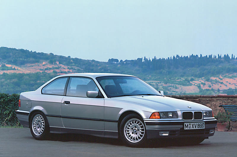 Three becomes 50, 1975 BMW 3 Series E21, 1977 BMW 3 Series E21 Baur Topcabriolet, 1977 BMW 320i Turbo Art Car, 1978 Alpina B6 2.8, 1981 Alpina 318i, 1982 BMW 3 Series E30, 1983 BMW 3 Series Baur Topcabriolet E30, 1985 BMW 325iX, 1985 BMW 333i, 1986 BMW 3 Series Convertible E30, 1986 BMW M3 E30, 1987 Alpina B6 3.5 S, 1987 BMW 3 Series Elektro-Antrieb, 1987 BMW 3 Series Touring E30, 1990 BMW 3 Series E36, 1990 BMW 3 Series Coupé E36, 1992 BMW M3 E36, 1993 BMW 3 Series Convertible E36, 1994 BMW 3 Series Compact E36, 1994 BMW 3 Series Touring E36, 1995 Alpina B8 4.6, 1997 BMW 3 Series E46, 2000 BMW M3 E46, 2005 BMW 3 Series E90, 2007 BMW M3 E90, 2011 BMW 3 Series F30, 2014 BMW M3 F80, 2018 BMW 3 Series G20, 2022 BMW M3 Touring G81