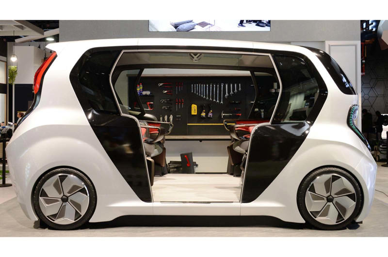 Outspan MINI, Boeing car, Voisin C5, Apple iCar, Siemens Elektrische Viktoria, Roborace powered by Nvidia, Google Firefly, Michelin PLR, Grumman LLV, Samsung Digital Cockpit, Samsung XM3 Inspire, Messerschmitt KR200, Kalashnikov CV-1, Kalashnikov, Yamaha OX99-11, Yamaha Sports Ride Concept, Bosch IoT Shuttle, Maytag C, Lightburn Zeta, Peel P50, Toyota Model AA, Mitsubishi Model A, Bombardier NEV, Airbus car, Ineos Grenadier
