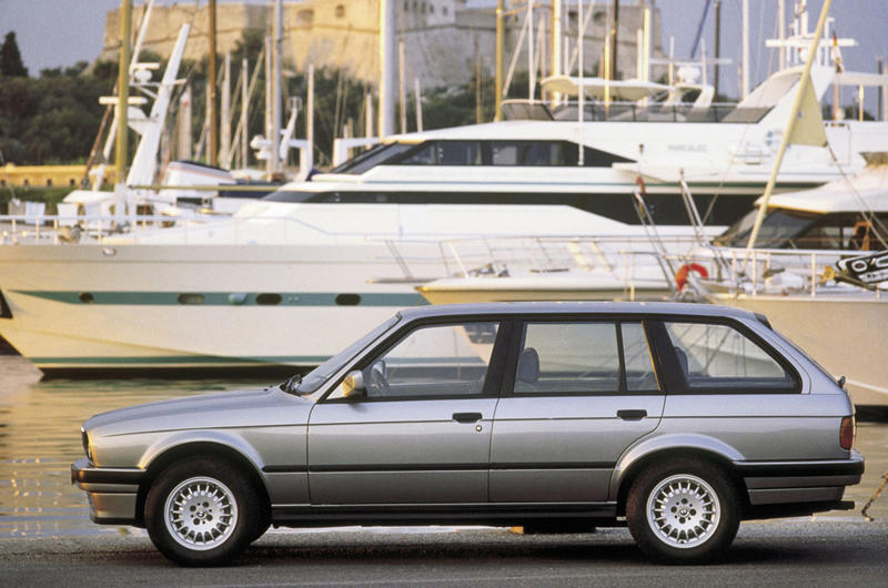 Three becomes 50, 1975 BMW 3 Series E21, 1977 BMW 3 Series E21 Baur Topcabriolet, 1977 BMW 320i Turbo Art Car, 1978 Alpina B6 2.8, 1981 Alpina 318i, 1982 BMW 3 Series E30, 1983 BMW 3 Series Baur Topcabriolet E30, 1985 BMW 325iX, 1985 BMW 333i, 1986 BMW 3 Series Convertible E30, 1986 BMW M3 E30, 1987 Alpina B6 3.5 S, 1987 BMW 3 Series Elektro-Antrieb, 1987 BMW 3 Series Touring E30, 1990 BMW 3 Series E36, 1990 BMW 3 Series Coupé E36, 1992 BMW M3 E36, 1993 BMW 3 Series Convertible E36, 1994 BMW 3 Series Compact E36, 1994 BMW 3 Series Touring E36, 1995 Alpina B8 4.6, 1997 BMW 3 Series E46, 2000 BMW M3 E46, 2005 BMW 3 Series E90, 2007 BMW M3 E90, 2011 BMW 3 Series F30, 2014 BMW M3 F80, 2018 BMW 3 Series G20, 2022 BMW M3 Touring G81
