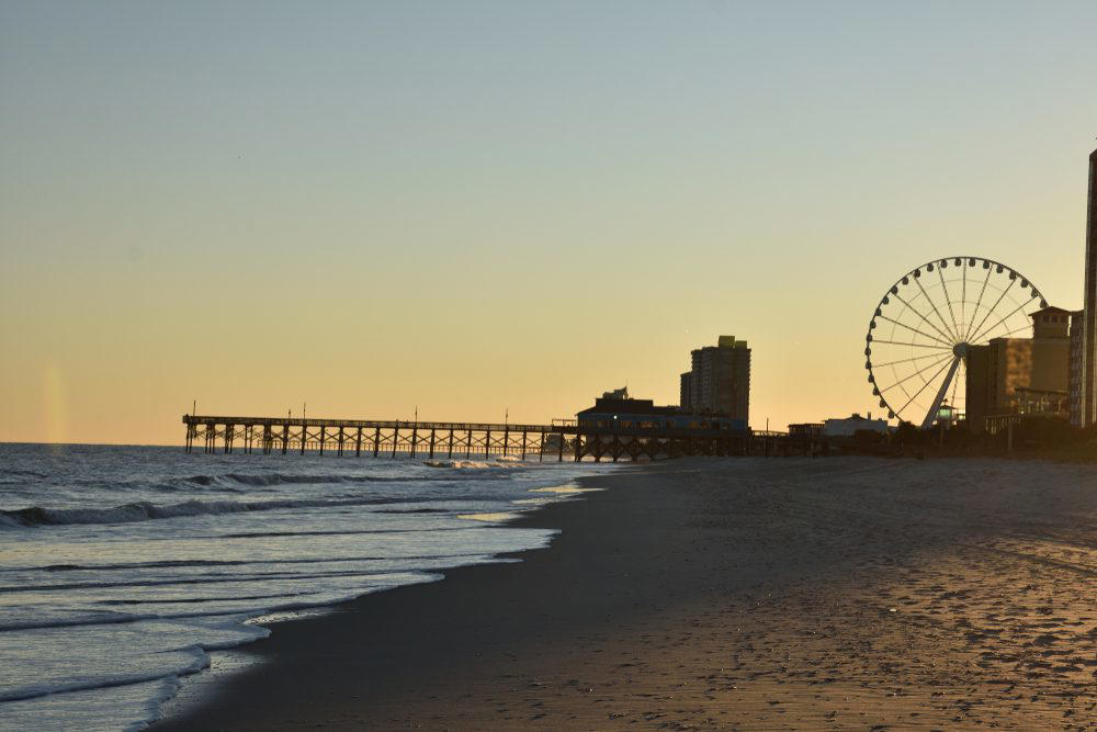 Myrtle Beach, South Carolina Cape Tribulation, Australia, Playa Zipolite, Mexico, Morecambe Bay, United Kingdom, Myrtle Beach, South Carolina, Chowpatty Beach, India, Fraser Island, Australia, Amazon Beaches, South America, Northern Territory, Australia, Ehukai Beach Park, Hawaii