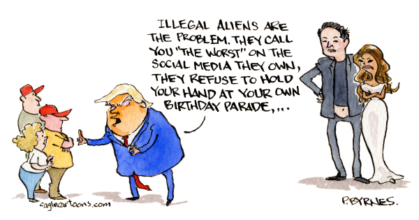 Editorial: Pat Byrne's Latest Political Cartoons