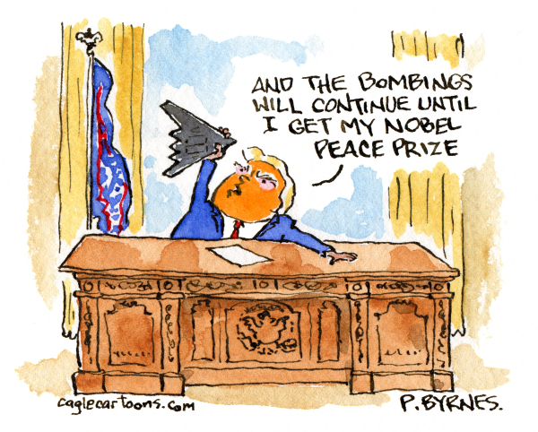 Editorial: Pat Byrne's Latest Political Cartoons