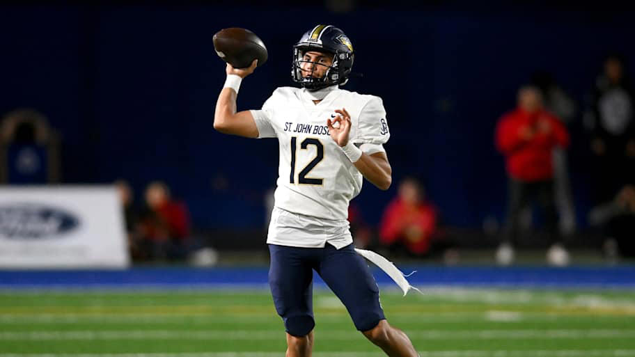 1. Ryder Lyons, Folsom, Sr., 2. Brady Smigiel, Newbury Park, Sr., 3. Brady Edmunds, Huntington Beach, Jr. , 4. Oscar Rios, Downey, Sr., 5. Luke Fahey, Mission Viejo, Sr. , 6. Ryan Hopkins, Mater Dei (Santa Ana), Sr., 7. Bryson Beaver, Vista Murrieta, Sr., 8. Corin Berry, Charter Oak (Covina), Sr. , 9.  Troy Huhn, Mission Hills (San Marcos), Sr.  , 10. Michael Mitchell, Riordan (San Francisco), Sr. , 11. Deagan Rose, Clovis, Sr., 12. Koa Malau’ulu, St. John Bosco, So., 13. Jackson Taylor, Thousand Oaks, Sr., 14. Laird Finkel, Sierra Canyon, Sr. , 15. Brady Palmer, Cathedral Catholic (San Diego), Sr.,  16. Cash Herrera, Bishop’s School (La Jolla), Sr.   , 17. Dane Weber, Chaparral (Temecula), Jr., 18. Caden Jones, Crean Lutheran (Irvine), Jr., 19. Derek Garcia, Ventura, Sr., 20. Sands Dougherty, Morro Bay, Sr., 21. Ryan Rakowski, Palos Verdes, Sr. , 22. Zachary Benitez, Granite Hills (El Cajon), Jr., 23. Alexander Lundsberg, Canyon, Sr., 24. Jelani Dippel, Central (Fresno), Jr., 25. Noah Schuback, Poway, Sr.