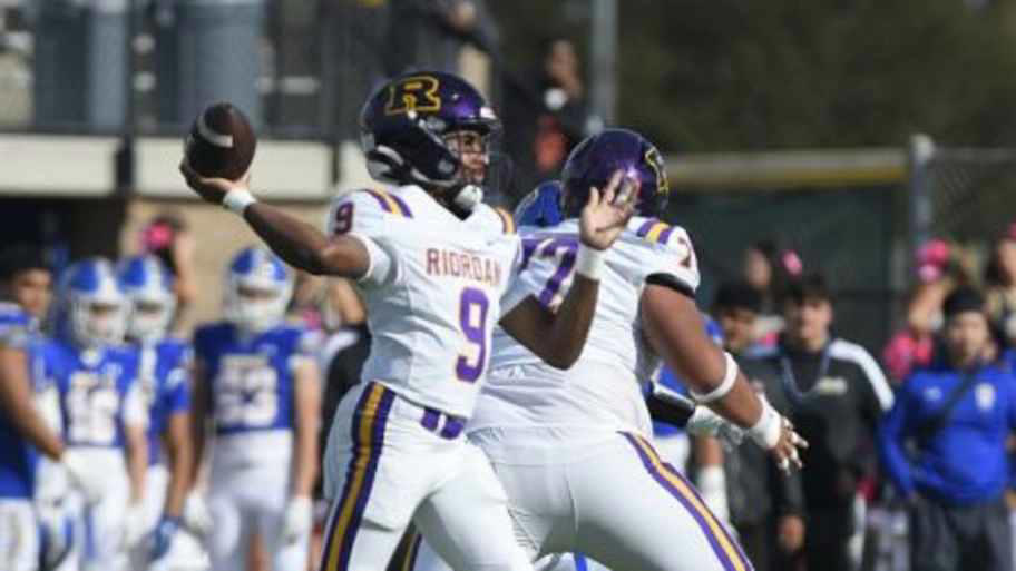 1. Ryder Lyons, Folsom, Sr., 2. Brady Smigiel, Newbury Park, Sr., 3. Brady Edmunds, Huntington Beach, Jr. , 4. Oscar Rios, Downey, Sr., 5. Luke Fahey, Mission Viejo, Sr. , 6. Ryan Hopkins, Mater Dei (Santa Ana), Sr., 7. Bryson Beaver, Vista Murrieta, Sr., 8. Corin Berry, Charter Oak (Covina), Sr. , 9.  Troy Huhn, Mission Hills (San Marcos), Sr.  , 10. Michael Mitchell, Riordan (San Francisco), Sr. , 11. Deagan Rose, Clovis, Sr., 12. Koa Malau’ulu, St. John Bosco, So., 13. Jackson Taylor, Thousand Oaks, Sr., 14. Laird Finkel, Sierra Canyon, Sr. , 15. Brady Palmer, Cathedral Catholic (San Diego), Sr.,  16. Cash Herrera, Bishop’s School (La Jolla), Sr.   , 17. Dane Weber, Chaparral (Temecula), Jr., 18. Caden Jones, Crean Lutheran (Irvine), Jr., 19. Derek Garcia, Ventura, Sr., 20. Sands Dougherty, Morro Bay, Sr., 21. Ryan Rakowski, Palos Verdes, Sr. , 22. Zachary Benitez, Granite Hills (El Cajon), Jr., 23. Alexander Lundsberg, Canyon, Sr., 24. Jelani Dippel, Central (Fresno), Jr., 25. Noah Schuback, Poway, Sr.
