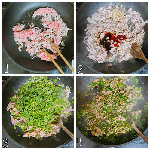 ごはんにも麺にも合う◎『ニラそぼろ』の作り置きレシピ, 作り方（調理時間 10分）, ブログ「mama*kitchen」 ・・・日々のごはん記録、ときどきコドモ。（http://mama-kitchen.blog.jp/）, インスタグラム 「Mayu*」・・・パンの日が多い、ワンプレート朝ごはん。（https://instagram.com/mama_kitchen/）