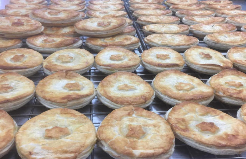 44. Western Australia: Bakes on Lakes, Stake Hill, 43. Queensland: Old Fernvale Bakery, Fernvale, 42. Western Australia: Miami Bakehouse, various locations, 41. New South Wales: Miss Amelie Gourmet, Wodonga, 40. Victoria: Paul the Pieman Bakery, Inverloch, 39. Northern Territory: Tommo’s Pies, Darwin, 38. Tasmania: The Richmond Bakery, Richmond, 37. Queensland: Blackbutt Bakery, Blackbutt, 36. Tasmania: Smith’s Specialty Pies, Hobart, 35. Queensland: Yatala Pies, Yatala, 34. Tasmania: McCarthy’s Bread Lounge, Ulverstone, 33. Western Australia: Pinjarra Bakery, various locations, 32. Victoria: Country Cob Bakery, Kyneton and Melbourne, 31. Western Australia: The Bakers Hill Pie Shop, Bakers Hill, 30. Tasmania: Bakery 31, Ross, 29. Queensland: Birdsville Bakery, Birdsville, 28. Victoria: Buddy’s Bakery, Melton, 27. Victoria: McKinnon Village Bakery, McKinnon, 26. New South Wales: Milkwood Bakery, Berry, 25. New South Wales: Lismore Pie Cart, Lismore, 24. New South Wales: Pie in the Sky, Sydney, 23. South Australia: Apex Bakery, Barossa Valley, 22. Victoria: Gum Tree Pies, various locations, 21. South Australia: Port Elliot Bakery, Port Elliot, 20. Western Australia: Toodyay Bakery, Toodyay, 19. Western Australia: Mt Barker Country Bakery, Mount Barker, 18. New South Wales: Mountain High Pies, Wentworth Falls, 17. South Australia: The Little Red Grape Bakery, Sevenhill, 16. Victoria: Rolling Pin Pies &amp; Cake, various locations, 15. Tasmania: Oliver’s Bakery &amp; Cafe, Ulverstone, 14. Victoria: Apollo Bay Bakery, Apollo Bay, 13. Victoria: Shop 29 Pies, Ballarat, 12. New South Wales: Bourke Street Bakery, Sydney, 11. New South Wales: The Upper Crust, Sydney, 10. Northern Territory: The Bakery Alice Springs, Alice Springs, 9. Tasmania: Summer Kitchen, Ranelagh, 8. South Australia: Home Grain Bakery, Aldinga, 7. South Australia: Banana Boogie Bakery, Adelaide, 6. New South Wales: Hayden’s Pies, Ulladulla, 5. South Australia: Para Hills Hot Bread Bakery, Adelaide, 4. Queensland: Paradise Bakehouse, various locations, 3. New South Wales: Ken’s Humble Pie Shop, The Entrance, 2. Australian Capital Territory: Bakehouse, Canberra