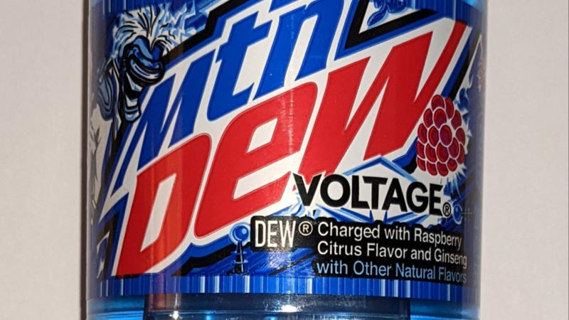 3. Mountain Dew Voltage 1. Crush Pineapple, 2. Mug Cream Soda, 3. Mountain Dew Voltage, 4. Fanta Grape, 5. Crush Peach, 6. Mountain Dew, 7. Virgil’s Root Beer, 8. Mountain Dew Code Red, 9. Sun Drop, 10. Mug Root Beer, 1. Coca-Cola, 2. Dr. Pepper, 3. Sprite, 4. Pepsi, 5. A&W Root Beer, 6. Fanta Orange, 7. Jarritos, 8. Cherry Coke, 10. Canada Dry Ginger Ale