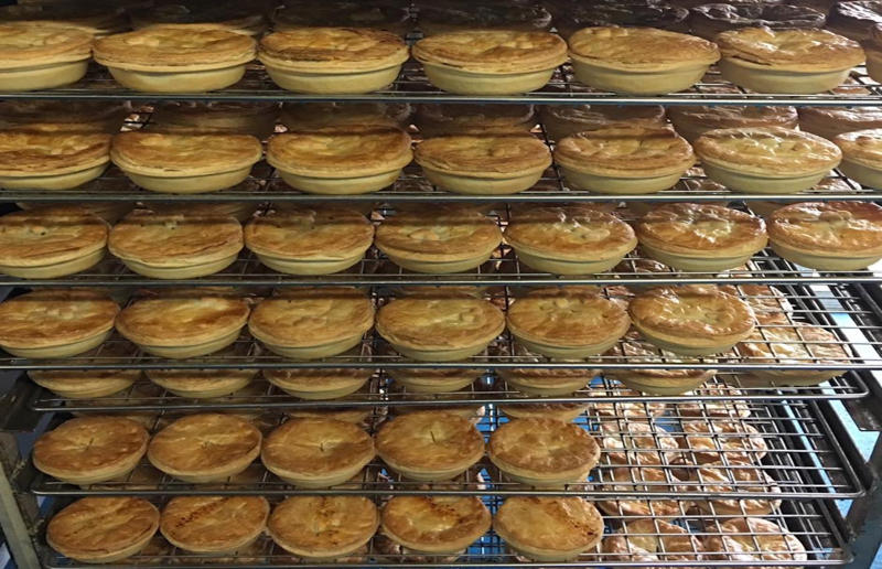 44. Western Australia: Bakes on Lakes, Stake Hill, 43. Queensland: Old Fernvale Bakery, Fernvale, 42. Western Australia: Miami Bakehouse, various locations, 41. New South Wales: Miss Amelie Gourmet, Wodonga, 40. Victoria: Paul the Pieman Bakery, Inverloch, 39. Northern Territory: Tommo’s Pies, Darwin, 38. Tasmania: The Richmond Bakery, Richmond, 37. Queensland: Blackbutt Bakery, Blackbutt, 36. Tasmania: Smith’s Specialty Pies, Hobart, 35. Queensland: Yatala Pies, Yatala, 34. Tasmania: McCarthy’s Bread Lounge, Ulverstone, 33. Western Australia: Pinjarra Bakery, various locations, 32. Victoria: Country Cob Bakery, Kyneton and Melbourne, 31. Western Australia: The Bakers Hill Pie Shop, Bakers Hill, 30. Tasmania: Bakery 31, Ross, 29. Queensland: Birdsville Bakery, Birdsville, 28. Victoria: Buddy’s Bakery, Melton, 27. Victoria: McKinnon Village Bakery, McKinnon, 26. New South Wales: Milkwood Bakery, Berry, 25. New South Wales: Lismore Pie Cart, Lismore, 24. New South Wales: Pie in the Sky, Sydney, 23. South Australia: Apex Bakery, Barossa Valley, 22. Victoria: Gum Tree Pies, various locations, 21. South Australia: Port Elliot Bakery, Port Elliot, 20. Western Australia: Toodyay Bakery, Toodyay, 19. Western Australia: Mt Barker Country Bakery, Mount Barker, 18. New South Wales: Mountain High Pies, Wentworth Falls, 17. South Australia: The Little Red Grape Bakery, Sevenhill, 16. Victoria: Rolling Pin Pies &amp; Cake, various locations, 15. Tasmania: Oliver’s Bakery &amp; Cafe, Ulverstone, 14. Victoria: Apollo Bay Bakery, Apollo Bay, 13. Victoria: Shop 29 Pies, Ballarat, 12. New South Wales: Bourke Street Bakery, Sydney, 11. New South Wales: The Upper Crust, Sydney, 10. Northern Territory: The Bakery Alice Springs, Alice Springs, 9. Tasmania: Summer Kitchen, Ranelagh, 8. South Australia: Home Grain Bakery, Aldinga, 7. South Australia: Banana Boogie Bakery, Adelaide, 6. New South Wales: Hayden’s Pies, Ulladulla, 5. South Australia: Para Hills Hot Bread Bakery, Adelaide, 4. Queensland: Paradise Bakehouse, various locations, 3. New South Wales: Ken’s Humble Pie Shop, The Entrance, 2. Australian Capital Territory: Bakehouse, Canberra