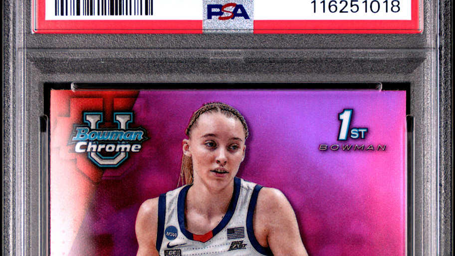 #5 - 2023 Bowman University Chrome 2007-08 Bowman #07B23, #4 - 2025 Panini Instant WNBA Draft Night #DN1 Paige Bueckers, #3 - 2023 Bowman University Chrome #90 Paige Bueckers Pink Refractor, #2 - 2023 Bowman University Chrome Sapphire #90, #1 - 2023 Bowman University Chrome #90