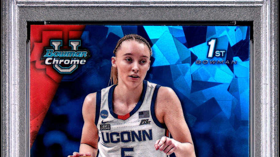 #5 - 2023 Bowman University Chrome 2007-08 Bowman #07B23, #4 - 2025 Panini Instant WNBA Draft Night #DN1 Paige Bueckers, #3 - 2023 Bowman University Chrome #90 Paige Bueckers Pink Refractor, #2 - 2023 Bowman University Chrome Sapphire #90, #1 - 2023 Bowman University Chrome #90