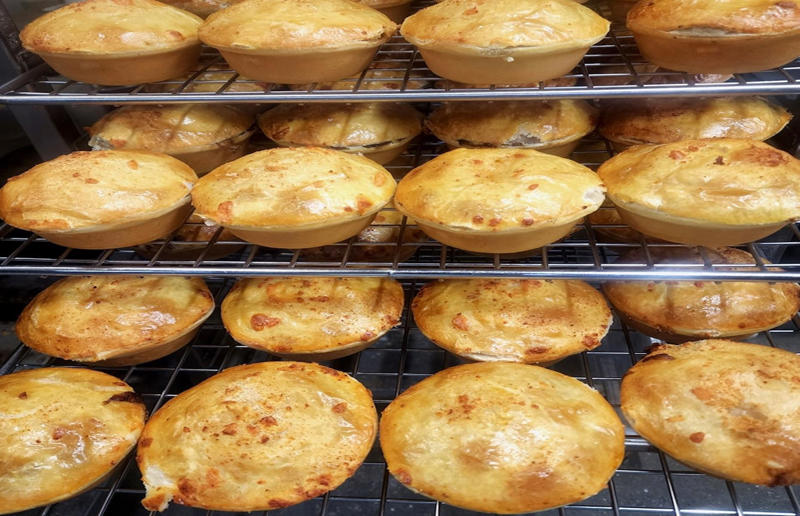 44. Western Australia: Bakes on Lakes, Stake Hill, 43. Queensland: Old Fernvale Bakery, Fernvale, 42. Western Australia: Miami Bakehouse, various locations, 41. New South Wales: Miss Amelie Gourmet, Wodonga, 40. Victoria: Paul the Pieman Bakery, Inverloch, 39. Northern Territory: Tommo’s Pies, Darwin, 38. Tasmania: The Richmond Bakery, Richmond, 37. Queensland: Blackbutt Bakery, Blackbutt, 36. Tasmania: Smith’s Specialty Pies, Hobart, 35. Queensland: Yatala Pies, Yatala, 34. Tasmania: McCarthy’s Bread Lounge, Ulverstone, 33. Western Australia: Pinjarra Bakery, various locations, 32. Victoria: Country Cob Bakery, Kyneton and Melbourne, 31. Western Australia: The Bakers Hill Pie Shop, Bakers Hill, 30. Tasmania: Bakery 31, Ross, 29. Queensland: Birdsville Bakery, Birdsville, 28. Victoria: Buddy’s Bakery, Melton, 27. Victoria: McKinnon Village Bakery, McKinnon, 26. New South Wales: Milkwood Bakery, Berry, 25. New South Wales: Lismore Pie Cart, Lismore, 24. New South Wales: Pie in the Sky, Sydney, 23. South Australia: Apex Bakery, Barossa Valley, 22. Victoria: Gum Tree Pies, various locations, 21. South Australia: Port Elliot Bakery, Port Elliot, 20. Western Australia: Toodyay Bakery, Toodyay, 19. Western Australia: Mt Barker Country Bakery, Mount Barker, 18. New South Wales: Mountain High Pies, Wentworth Falls, 17. South Australia: The Little Red Grape Bakery, Sevenhill, 16. Victoria: Rolling Pin Pies &amp; Cake, various locations, 15. Tasmania: Oliver’s Bakery &amp; Cafe, Ulverstone, 14. Victoria: Apollo Bay Bakery, Apollo Bay, 13. Victoria: Shop 29 Pies, Ballarat, 12. New South Wales: Bourke Street Bakery, Sydney, 11. New South Wales: The Upper Crust, Sydney, 10. Northern Territory: The Bakery Alice Springs, Alice Springs, 9. Tasmania: Summer Kitchen, Ranelagh, 8. South Australia: Home Grain Bakery, Aldinga, 7. South Australia: Banana Boogie Bakery, Adelaide, 6. New South Wales: Hayden’s Pies, Ulladulla, 5. South Australia: Para Hills Hot Bread Bakery, Adelaide, 4. Queensland: Paradise Bakehouse, various locations, 3. New South Wales: Ken’s Humble Pie Shop, The Entrance, 2. Australian Capital Territory: Bakehouse, Canberra