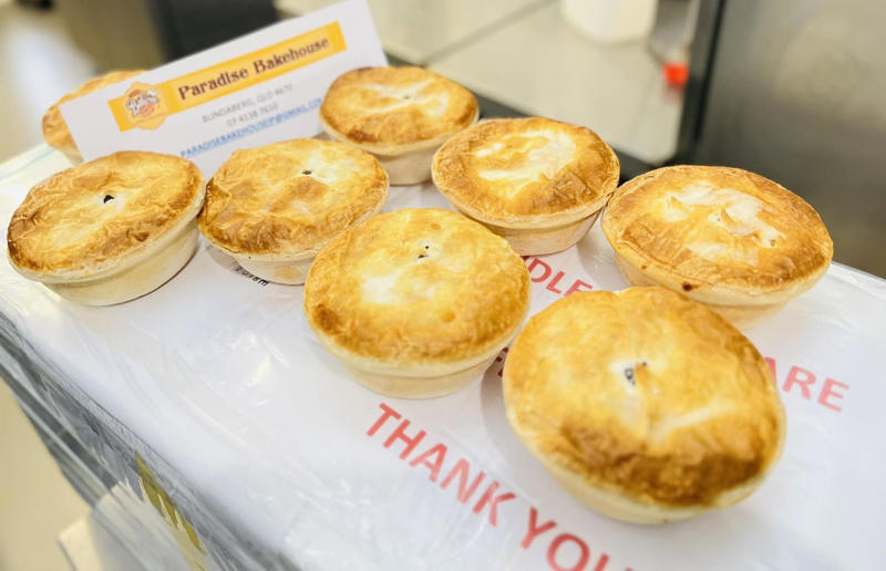 44. Western Australia: Bakes on Lakes, Stake Hill, 43. Queensland: Old Fernvale Bakery, Fernvale, 42. Western Australia: Miami Bakehouse, various locations, 41. New South Wales: Miss Amelie Gourmet, Wodonga, 40. Victoria: Paul the Pieman Bakery, Inverloch, 39. Northern Territory: Tommo’s Pies, Darwin, 38. Tasmania: The Richmond Bakery, Richmond, 37. Queensland: Blackbutt Bakery, Blackbutt, 36. Tasmania: Smith’s Specialty Pies, Hobart, 35. Queensland: Yatala Pies, Yatala, 34. Tasmania: McCarthy’s Bread Lounge, Ulverstone, 33. Western Australia: Pinjarra Bakery, various locations, 32. Victoria: Country Cob Bakery, Kyneton and Melbourne, 31. Western Australia: The Bakers Hill Pie Shop, Bakers Hill, 30. Tasmania: Bakery 31, Ross, 29. Queensland: Birdsville Bakery, Birdsville, 28. Victoria: Buddy’s Bakery, Melton, 27. Victoria: McKinnon Village Bakery, McKinnon, 26. New South Wales: Milkwood Bakery, Berry, 25. New South Wales: Lismore Pie Cart, Lismore, 24. New South Wales: Pie in the Sky, Sydney, 23. South Australia: Apex Bakery, Barossa Valley, 22. Victoria: Gum Tree Pies, various locations, 21. South Australia: Port Elliot Bakery, Port Elliot, 20. Western Australia: Toodyay Bakery, Toodyay, 19. Western Australia: Mt Barker Country Bakery, Mount Barker, 18. New South Wales: Mountain High Pies, Wentworth Falls, 17. South Australia: The Little Red Grape Bakery, Sevenhill, 16. Victoria: Rolling Pin Pies &amp; Cake, various locations, 15. Tasmania: Oliver’s Bakery &amp; Cafe, Ulverstone, 14. Victoria: Apollo Bay Bakery, Apollo Bay, 13. Victoria: Shop 29 Pies, Ballarat, 12. New South Wales: Bourke Street Bakery, Sydney, 11. New South Wales: The Upper Crust, Sydney, 10. Northern Territory: The Bakery Alice Springs, Alice Springs, 9. Tasmania: Summer Kitchen, Ranelagh, 8. South Australia: Home Grain Bakery, Aldinga, 7. South Australia: Banana Boogie Bakery, Adelaide, 6. New South Wales: Hayden’s Pies, Ulladulla, 5. South Australia: Para Hills Hot Bread Bakery, Adelaide, 4. Queensland: Paradise Bakehouse, various locations, 3. New South Wales: Ken’s Humble Pie Shop, The Entrance, 2. Australian Capital Territory: Bakehouse, Canberra