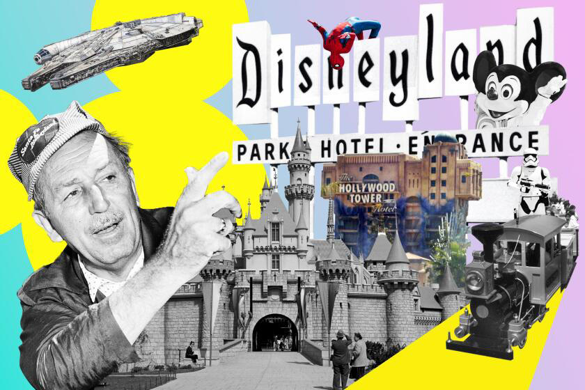 1955 - 1965: The Walt era, 1966-1975: The experimental era, 1976 - 1985: The coaster era , 1986 - 1995: The blockbuster era, 1996 - 2005: The California dreamin’ era, 2006 - 2015: The motor era, 2016 - 2025: The new galaxy era