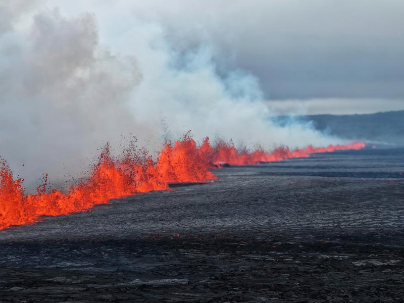 Key Points, This is the 12th eruption in the region since 2021, If you're just joining us: Iceland volcano re-capped, Lava flow continues but has decreased in intensity, says IMO, Lava flows from wall of fire during volcanic eruption in Iceland, Evacuation went smoothly, police say, Recent eruptions in Iceland, Evacuations ordered in Grindavík, Evacuations ordered in Grindavík, What makes Iceland so volcanically active?, This is the 12th eruption in the region since 2021, Current eruption is relatively small, officials say, Air travel remains normal following Iceland volcano eruption, Blue Lagoon evacuated as Sundhnúkur erupts, Recent eruptions in Iceland, Current eruption is relatively small, officials say, Recap: Blue Lagoon evacuated as Sundhnúkur erupts, This is the 12th eruption in the region since 2021, What makes Iceland so volcanically active?, Recap: Evacuations ordered in Grindavík, Full story: Iceland volcano erupts opening up 1km-long fissure, Evacuations ordered in Grindavík, Recent eruptions in Iceland, What makes Iceland so volcanically active?, Current eruption is relatively small, officials say, Air travel remains normal following Iceland volcano eruption, Blue Lagoon evacuated as Sundhnúkur erupts, Iceland volcano erupts opening up 1km-long fissure