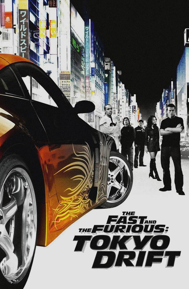 #15 The Fast And The Furious: Tokyo Drift #3 The Fast And The Furious, #5 Senna, #7 Breaking Away, #9 The Cannonball Run, #11 The Love Bug, #13 Speed, #15 The Fast And The Furious: Tokyo Drift, #17 Cars 3, #19 Fast & Furious 5, #21 Love The Beast, #23 Bullitt, #25 Speed Racer, #27 Need For Speed, #29 Thunderbolt, #31 Top Gear: The Perfect Road Trip, #33 Fast & Furious 6, #35 Taxi 5, #37 Cars 2, #39 Cannonball Run II, #41 Safari 3000, #43 Eat My Dust!, #45 Driven, #47 2 Fast 2 Furious