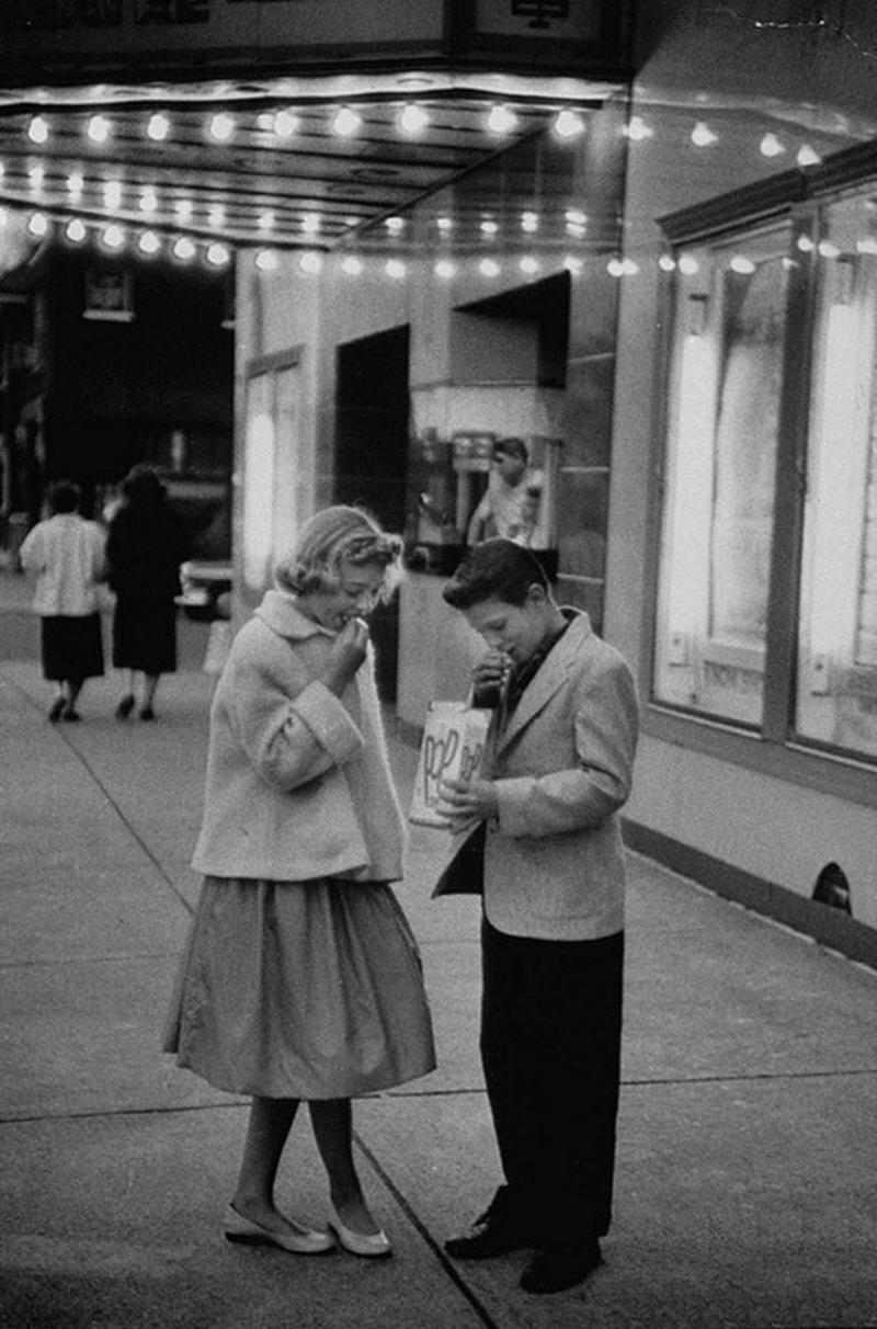 10. ‘Kids on a Date Eating Popcorn From a Cinema, 1957’ 1. Sharing Milkshakes and Smiles at the Soda Fountain, 1956, 2. ‘First Date With My Wife in Okinawa, Japan, 1999’, 3. Who Doesn’t Love a Beachy First Date?, 4. ‘My Parents on Their First Date in 1961’, 5. ‘My Dad and Mom Are on the Left. Mid-1950’s. First Date’, 6. ‘My Mom Falling Into a Stream on My Parents’ First Date, 1978’, 7. ‘My Grandparents’ First Date, 1971′, 8. ‘My Grandmother on Her First Date in 1936’, 9. ‘Couple on a Date in New York City, Circa 1963’, 10. ‘Kids on a Date Eating Popcorn From a Cinema, 1957’, 11. ‘My Mom and Dad on Their First Date, 1979’, 12. ‘Here’s My Dad on His First Date With My Mum in Hong Kong, 1989’, 13. This Couple Was Really Packing on the PDA; We Bet the Chaperone Was Not Pleased, 14. Testing That Chemistry on the Dance Floor, 1940s, 15. ‘My Parents’ First Date, Early ’70s. My Dad Was a G.I. Stationed in the Philippines. Lady in the Back Was My Mom’s Chaperone’, 16. ‘My Grandparents on Their First Date in New York City, 1949’, 17. ‘My Mom and Dad, 1955. This Was Taken at Her House Prior to Their First Date. They Were Married for 60 Years’, 18. ‘My Parents on Their First Date at 19 Years Old in Forest Grove, Oregon, 1950’