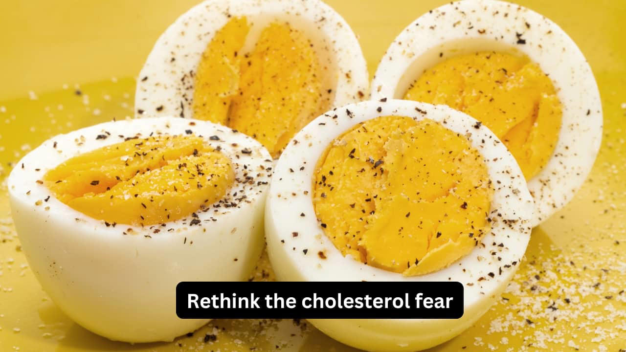 Rethink the cholesterol fear Yes, yolks contain cholesterol, but they also pack in vital nutrients your body needs. They are rich in vitamins A, D, E, and B12, as well as folate, iron, and selenium. Plus, they also provide antioxidants like lutein and zeaxanthin, and you’ve got a food that supports everything from vision to brain health.