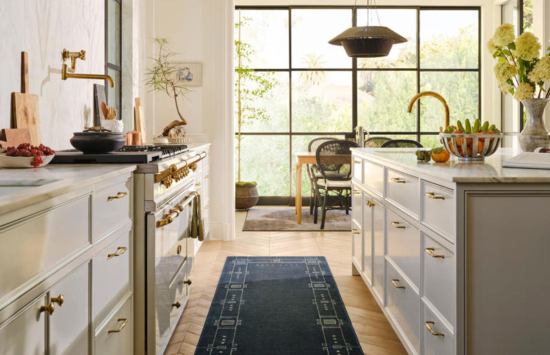 High-end decorating tricks on a budget, Go monochrome on exteriors, Add bespoke finishing touches, Install decorative moulding, Hang curtains high, Introduce metallics, Steal hotel style, Paint rooms in rich colour, Grow an indoor tree, Add character with vintage furniture, Opt for built-in furniture, Create a dressing room, Move furniture away from walls, Bring in a beautiful headboard, Install a splashback, Upgrade the wallpaper, Wow with oversized lighting, Mix natural fibres with black wood, Fake fancy floor tiles, Upscale your bathroom tiles, Upcycle statement furniture, Go large with rugs, Move the bath into the bedroom, Add in oversized art, Buy a used designer kitchen, Use white, ivory and cream
