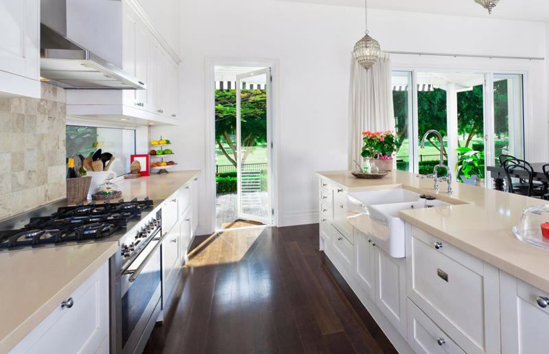 High-end decorating tricks on a budget, Go monochrome on exteriors, Add bespoke finishing touches, Install decorative moulding, Hang curtains high, Introduce metallics, Steal hotel style, Paint rooms in rich colour, Grow an indoor tree, Add character with vintage furniture, Opt for built-in furniture, Create a dressing room, Move furniture away from walls, Bring in a beautiful headboard, Install a splashback, Upgrade the wallpaper, Wow with oversized lighting, Mix natural fibres with black wood, Fake fancy floor tiles, Upscale your bathroom tiles, Upcycle statement furniture, Go large with rugs, Move the bath into the bedroom, Add in oversized art, Buy a used designer kitchen, Use white, ivory and cream