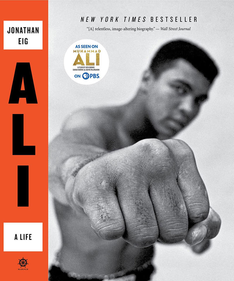 #27 Ali: A Life By Jonathan Eig #7 Shoe Dog: A Memoir By The Creator Of Nike By Phil Knight, #9 Undisputed Truth By Mike Tyson, #11 The Dynasty By Jeff Benedict, #13 The Cactus League: A Novel By Emily Nemens, #17 Open: An Autobiography By Andre Agassi, #19 The Sweet Science By A.J. Liebling and Robert Anasi, #21 A Good Walk Spoiled By John Feinstein, #23 All In An Autobiography By Billie Jean King, #25 The Natural By Bernard Malamud And Kevin Baker, #27 Ali: A Life By Jonathan Eig, #29 A Fan's Notes By Frederick Exley, #33 In These Girls, Hope Is A Muscle By Madeleine Blais, #37 The Game: 30th Anniversary Edition By Ken Dryden, #39 The Blind Side By Michael Lewis, #41 Out Of Their League By Dave Meggyesy, #43 Summer Of ‘49 By David Halberstam, #45 The Big Bam By Leigh Montville, #47 Bang The Drum Slowly By Mark Harris, #49 A Season On The Brink By John Feinstein, #51 Heaven Is A Playground By Rick Telander, #53 Loose Balls By Terry Pluto, #55 Why Soccer Matters By Pele, #57 Golf Dreams By John Updike, #59 The Wave By Susan Casey, #61 Days Of Grace By Arthur Ashe, #63 String Theory By David Foster Wallace, #65 Fat City By Leonard Gardner, #67 What I Talk About When I Talk About Running By Haruki Murakami, #69 Rome 1960 By David Maraniss, #71 Heroes Women In Snowboarding By Jerome Tanon, #75 Stargazing The Players In My Life By Ravi Shastri, #77 Breathe A Life In Flow By Rickson Gracie, #79 Dragon Hoops By Gene Luen Yang, #81 Mexican Whiteboy By Matt De La Peña, #85 The Mamba Mentality: How I Play By Kobe Bryant, #87 The Closer By Mariano Rivera, #89 The Fight By Norman Mailer, #91 The Push By Tommy Caldwell, #93 How To Build A Car By Adrian Newey