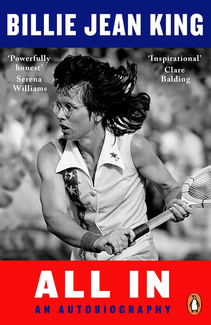 #23 All In An Autobiography By Billie Jean King #7 Shoe Dog: A Memoir By The Creator Of Nike By Phil Knight, #9 Undisputed Truth By Mike Tyson, #11 The Dynasty By Jeff Benedict, #13 The Cactus League: A Novel By Emily Nemens, #17 Open: An Autobiography By Andre Agassi, #19 The Sweet Science By A.J. Liebling and Robert Anasi, #21 A Good Walk Spoiled By John Feinstein, #23 All In An Autobiography By Billie Jean King, #25 The Natural By Bernard Malamud And Kevin Baker, #27 Ali: A Life By Jonathan Eig, #29 A Fan's Notes By Frederick Exley, #33 In These Girls, Hope Is A Muscle By Madeleine Blais, #37 The Game: 30th Anniversary Edition By Ken Dryden, #39 The Blind Side By Michael Lewis, #41 Out Of Their League By Dave Meggyesy, #43 Summer Of ‘49 By David Halberstam, #45 The Big Bam By Leigh Montville, #47 Bang The Drum Slowly By Mark Harris, #49 A Season On The Brink By John Feinstein, #51 Heaven Is A Playground By Rick Telander, #53 Loose Balls By Terry Pluto, #55 Why Soccer Matters By Pele, #57 Golf Dreams By John Updike, #59 The Wave By Susan Casey, #61 Days Of Grace By Arthur Ashe, #63 String Theory By David Foster Wallace, #65 Fat City By Leonard Gardner, #67 What I Talk About When I Talk About Running By Haruki Murakami, #69 Rome 1960 By David Maraniss, #71 Heroes Women In Snowboarding By Jerome Tanon, #75 Stargazing The Players In My Life By Ravi Shastri, #77 Breathe A Life In Flow By Rickson Gracie, #79 Dragon Hoops By Gene Luen Yang, #81 Mexican Whiteboy By Matt De La Peña, #85 The Mamba Mentality: How I Play By Kobe Bryant, #87 The Closer By Mariano Rivera, #89 The Fight By Norman Mailer, #91 The Push By Tommy Caldwell, #93 How To Build A Car By Adrian Newey