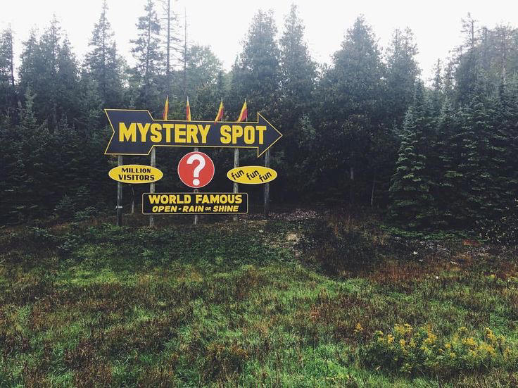 Mystery Spot – Michigan, USA Desert of Maine – Maine, USA, Bourbon Street – Louisiana, USA, 50,000 Silver Dollar Bar – Montana, USA, Graceland – Tennessee, USA, Mystery Spot – Michigan, USA, Frontier Prison - Wyoming, USA, Times Square – New York, USA, Hollywood Walk of Fame – California, USA, Wall Drug – South Dakota, USA, Enchanted Highway – North Dakota, USA, Ark Encounter – Kentucky, USA, The Blowing Rock – North Carolina, USA, Crater of Diamonds – Arkansas, USA, EPCOT – Florida, USA, World of Coca‑Cola – Georgia, USA, Waikiki Beach – Hawaii, USA, Craters of the Moon – Idaho, USA, World’s Largest Ball of Twine – Kansas, USA