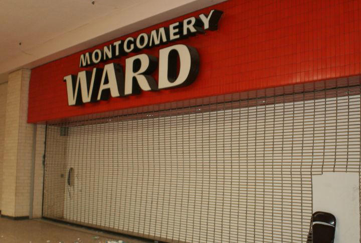 Woolworth's, Montgomery Ward, Blockbuster, Toys R Us, Circuit City, The Limited, Mervyn's, Tower Records, Linens N Things, Service Merchandise, Bradlees, Payless ShoeSource, Gottschalks, Phar-Mor, Best Products