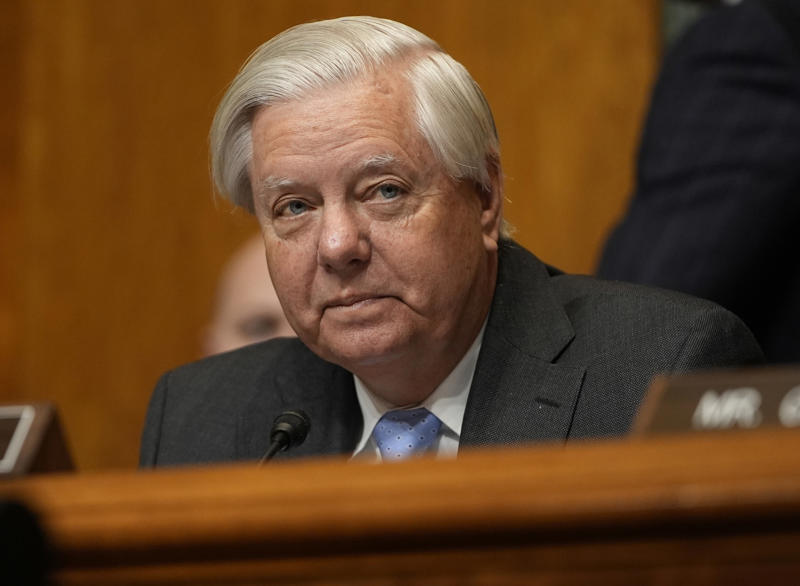 Sen. Lindsey Graham at budget confirmation hearing, President Trump arrives at Wisconsin airport visit, Andre Bauer speaks at Trump event in Pickens, Andre Bauer calls for Gov. Sanford to resign, Bauer urges Governor Sanford to resign, Trump speaks at Oshkosh campaign event, Trump departs Walter Reed aboard Marine One