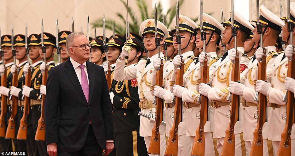 Anthony Albanese slammed for 'dividing' Australia during China visit