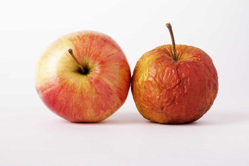 Don't rely on taste and smell to determine if food has gone bad Do clean up spills quickly, Do clean fruits with a scrub brush, Do replace your sponges regularly, Do keep in mind acidity when it comes to canned foods, Do keep marinated food in the refrigerator, Do put away your groceries quickly, Do store leftovers in shallow containers, Do use a food thermometer, Don't wash raw meat, Don't simply trust expiration dates, Don't crack your eggs in the bowl, Don't use sponges on countertops, Don't keep household cleaners in the pantry