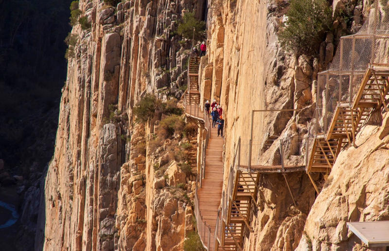 13. El Caminito del Rey, Spain 19. Lake Natron, Tanzania, 18. Frying Pan Lake, New Zealand, 17. Table Mountain, South Africa, 16. Trolltunga, Norway, 15. Danakil Desert, Ethiopia, 14. Blue Mountains National Park, New South Wales, Australia, 13. El Caminito del Rey, Spain, 12. Great Blue Hole, Belize, 11. Mount Etna, Italy, 10. Hot Springs, Yellowstone National Park, Wyoming, USA, 9. The Eiger, Switzerland, 8. Bolton Strid, England, UK, 7. The Bay of Fundy, Nova Scotia and New Brunswick, Canada, 6. Ben Nevis, Scotland, UK, 5. Half Dome, Yosemite National Park, California, USA, 4. Mount Fuji, Japan, 3. Cliffs of Moher, Ireland, 2. Mount Everest, Nepal