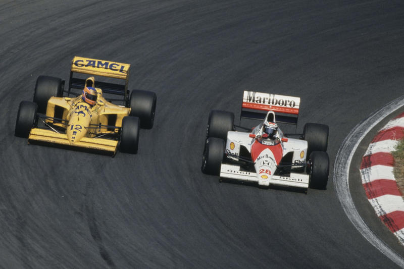 Lotus 100T (1998) Crossing the line first, Ferrari 643 (1991), Benetton B196 (1996), Confrontation at the paddock, Lotus 100T (1998), A total disaster, Mercedes MGP 001 (2010), Blank season, Williams FW26 (2004)