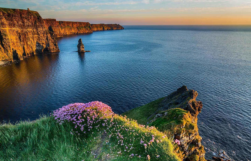 3. Cliffs of Moher, Ireland 19. Lake Natron, Tanzania, 18. Frying Pan Lake, New Zealand, 17. Table Mountain, South Africa, 16. Trolltunga, Norway, 15. Danakil Desert, Ethiopia, 14. Blue Mountains National Park, New South Wales, Australia, 13. El Caminito del Rey, Spain, 12. Great Blue Hole, Belize, 11. Mount Etna, Italy, 10. Hot Springs, Yellowstone National Park, Wyoming, USA, 9. The Eiger, Switzerland, 8. Bolton Strid, England, UK, 7. The Bay of Fundy, Nova Scotia and New Brunswick, Canada, 6. Ben Nevis, Scotland, UK, 5. Half Dome, Yosemite National Park, California, USA, 4. Mount Fuji, Japan, 3. Cliffs of Moher, Ireland, 2. Mount Everest, Nepal