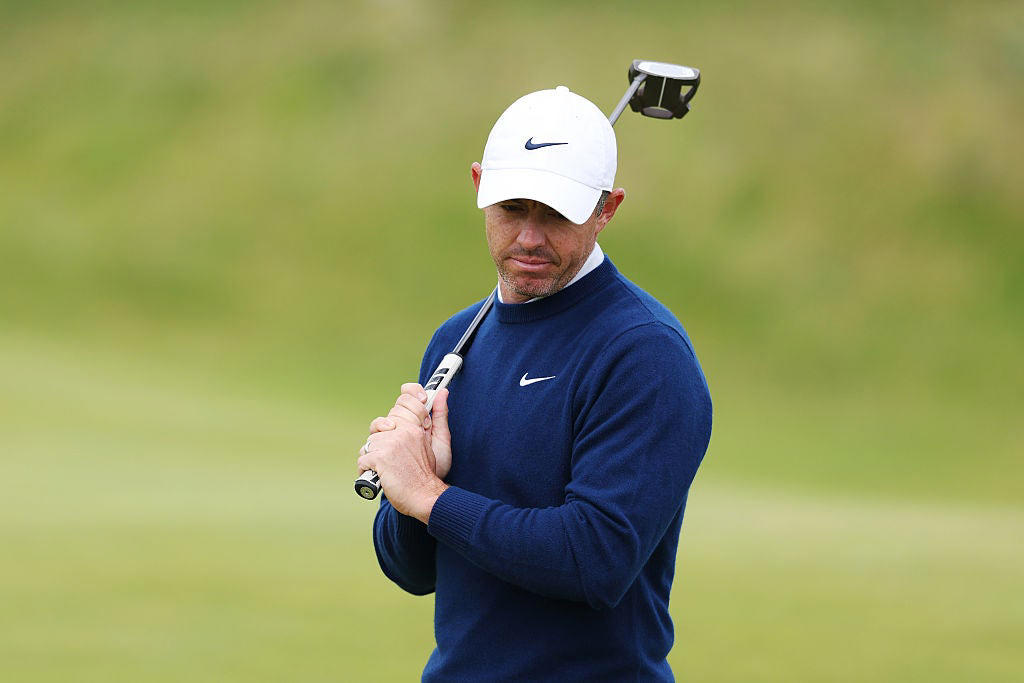 The Open 2025 - Round 2, Scottie Scheffler delivers ominous reminder to take charge at The Open 2025, Shane Lowry reacts to two-shot penalty at The Open, More from Matt Fitzpatrick:, 'Every facet of my game won on today', Scheffler misses out on record, Lowry in the red, Rahm bogeys 18, McKibbin misses cut, Chance for Scheffler to go clear, Birdie for Scheffler!, Scheffler on the move, Par for Fitzpatrick!, Fitzpatrick closing out round, More from Chris Gotterup:, Missed birdie for Fitzpatrick, Scottish Open winner in contention, Two to go for Fitzpatrick, Back and forth, Back on track for Fitzpatrick, Li reacts to second round, Scheffler setting up, Westwood in at -3, Fitzpatrick tackles 14, Weather has taken a turn, Heavy downpour hits second round at The Open in Portrush, Nice from Rahm, Double-figures for Fitzpatrick, Lowry misses birdie putt, Scheffler doesn't, Scheffler chasing, Fitzpatrick birdies again!, Li finishes on -8, Li takes on final hole of the day, Fitzpatrick into tie for lead!, The Open 2025 - Round Two, Third birdie in a row from Scheffler, Pars among leaders, What’s the cut line at present?, The Open 2025 - Round Two, Fitzpatrick bogeys, Scheffler birdies, Leaderboard update, Forst bogey for Li, Scheffler climbing up the board, The Open 2025 - Round Two, Fitzpatrick birdies again!, Pars all round, The Open 2025 - Round Two, Birdie for Fitzpatrick, Harman reacts to being clubhouse leader, Lowry birdies!, The Open prize money: How much does the winner take home?, English & Finau finish, Li moves level, McIlroy & Fleetwood done for the day, The Open 2025 - Round Two, The Open 2025 - Round Two, The Open 2025 - Round Two, The Open 2025 - Round Two, Scheffler & Lowry tee off, Rose, MacIntyre & DeChambeau done, Pars all round, Rahm & Schauffele tee off, Hatton finishes on -5, MacIntyre & Fitzpatrick birdie, Harman finishes on -8 (65), MacIntyre drops back, Aberg birdies, Birdie for McIlroy!, The Open 2025 - Round Two, Leaderboard – The Open 2025, Hojgaard finishes with a birdie to reach five under, McIlroy with five pars in succession, Li birdies the second, Hatton one off the lead, Disappointment for Rose, Harman goes two shots ahead!, McIlroy & Fleetwood settle for par on nine, The Open 2025 - Round 2, The Open 2025 - Round 2, Par again for McIlroy, The Open 2025 - Round 2, Harman back into lead, Hojgaard twins performing, McIlroy makes par, Olesen tees off, Hojgaard & Hatton into lead!, The Open 2025 - Round 2, Par for McIlroy and Fleetwood, The Open 2025 - Round 2, Leaderboard update, McIlroy bogeys, The Open 2025 - Round 2, Rose drops a shot, Harman into the lead!, The Open 2025 - Round 2, McIlroy back to -2, English makes par, Hatton back to -4, McIlroy bogeys third, English moves into lead!, The Open 2025 - Round 2, Hojgaard bounces back, Movement from headline trio